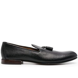 TOM FORD Nicolas buffalo grain loafers